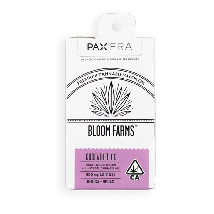 bloom-farms-godfatherog.jpg Godfather OG Single Origin Pax Pod - Image 1