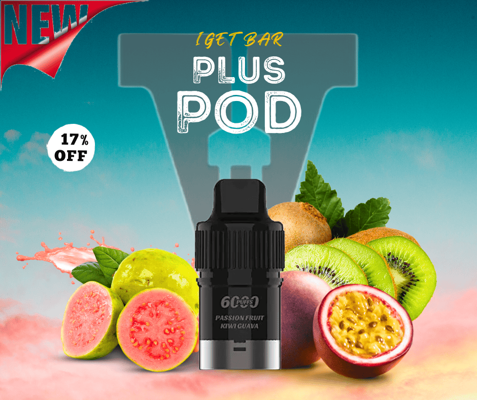 passionfruit-kiwi-guava-iget-bar-plus-6000-disposable-2.png PASSIONFRUIT KIWI GUAVA – IGET BAR PLUS 6000 (DISPOSABLE) - Image 1