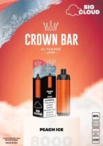 PEACH ICE – AL FAKHER CROWN BAR 8000